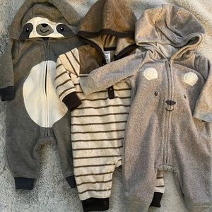 Carter’s Fleece Three Month Outerwear Bundle